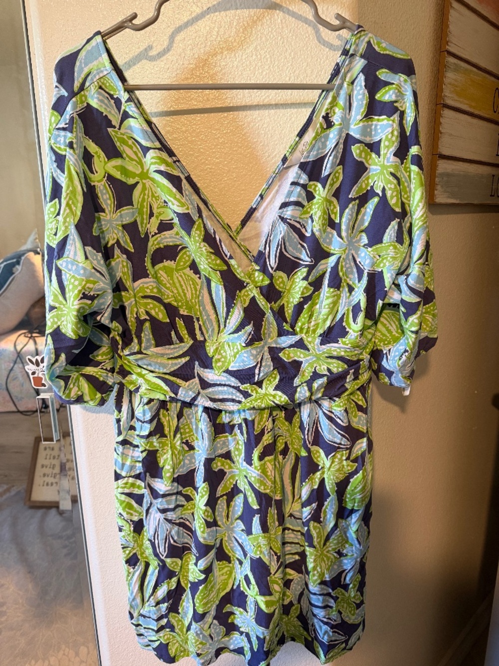 Lily Pulitzer Parigi Skort Romper Large NWT Sapphire Pool